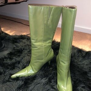 Vintage New Aldo Green boots Size 7